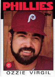 1986 Topps Baseball Cards      095      Ozzie Virgil